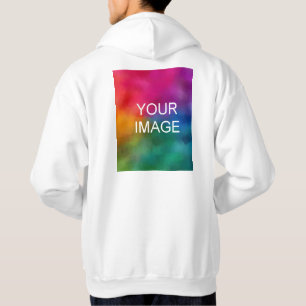 Back Print Customize Add Image Logo Text Men's Hoodie