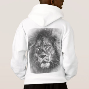 Back Print Template Animal Lion Face Kids Boys