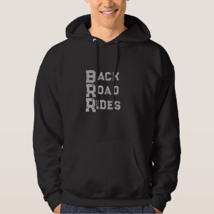 Back Road Rides Logo Grey Lettering Hoodie