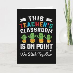 Back School Matching Teachers Classroom Students Card
