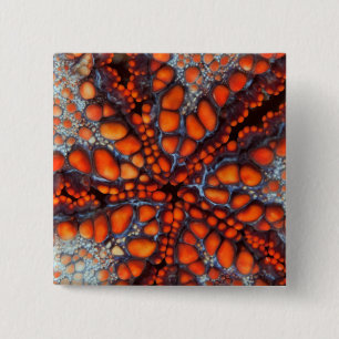 Back Side Of Sea Star Cambodia 15 Cm Square Badge