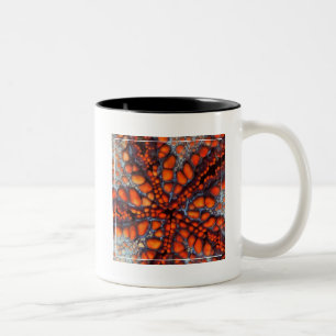 Back Side Of Sea Star  Cambodia Two-Tone Coffee Mug