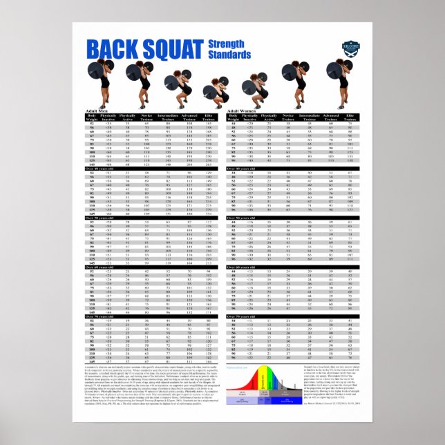 Back Squat - Metric Poster (Front)