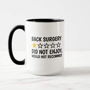 Back Surgery Gifts, Back Surgery, Spine Operation Mug