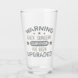 Back Surgery Humour Upgraded Glass