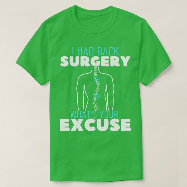 Back Surgery T-Shirt (Design Front)