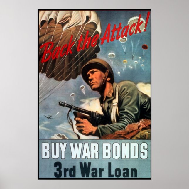 Back the Attack Poster (Front)