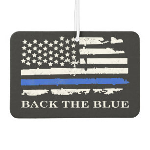 Back the blue car air freshener