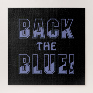 BACK THE BLUE JIGSAW PUZZLE