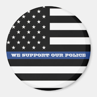 Back The Blue Large, 3 Inch Round Magnet