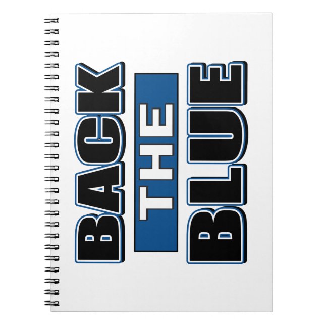Back-The-Blue- Notebook (Front)