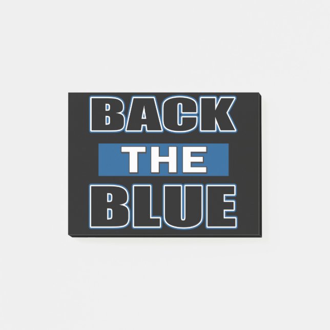 Back-The-Blue- Post-it Notes (Front)