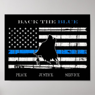 Back the Blue Poster