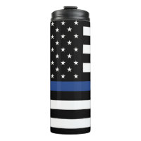 Back The Blue Thermal Tumbler