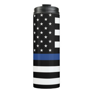 Back The Blue Thermal Tumbler