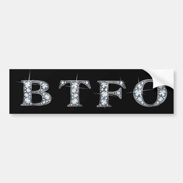 Back The F* Off Bumper Sticker (Front)