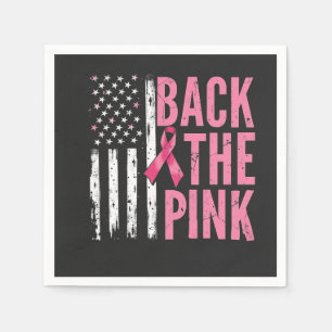 Back the Pink Breast Cancer Awareness Month Napkin
