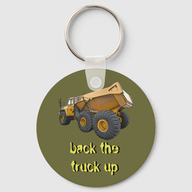 back the truck up key ring (Front)
