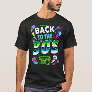 Back To 80's 1980 Vintage Retro Eighties Costume P T-Shirt
