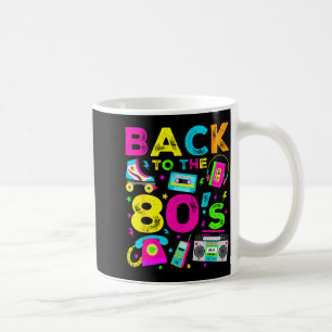 Back To 80's 1980s Vintage Style Eighties Retro Pa Coffee Mug