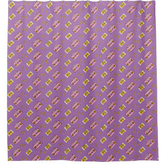 Back to 90s - Colourful Y2K Casette Player Shower Curtain