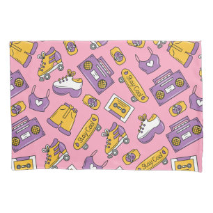 Back to 90s - Colourful Y2K Stay Cool Vibes Pillowcase