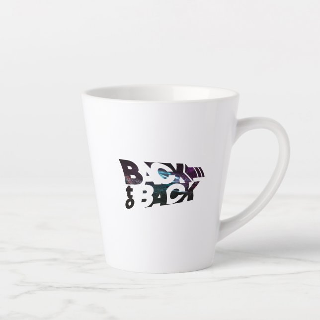 Back to Back | Latte Mug (Right)