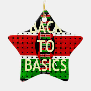 Back to Basics Ceramic Ornament