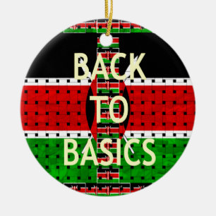 Back to Basics Ceramic Tree Decoration