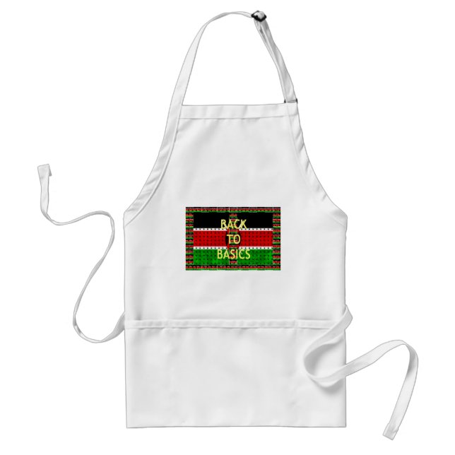 Back to Basics: Kenya Flag Themed Weaving Culture Standard Apron (Front)