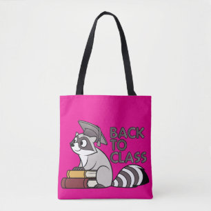 Back to Class 2025 Racoon Design Tote Bag