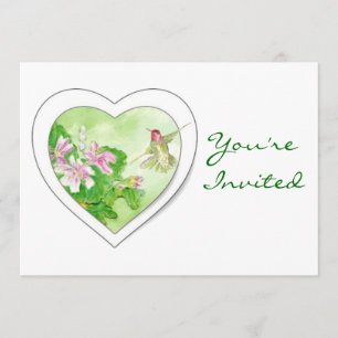 Back to Nature, Hummingbird Birthday Invite