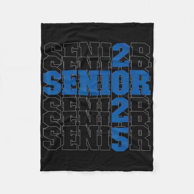 Back To School6 Senior 2025  Fleece Blanket (Front)
