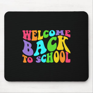 Back To School 1st Day Of School Students Teacher Mouse Pad