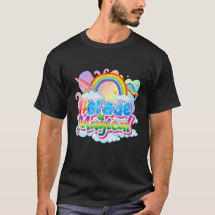 Back To School 1St Grade Magical Unicorn Rainbow C T-Shirt