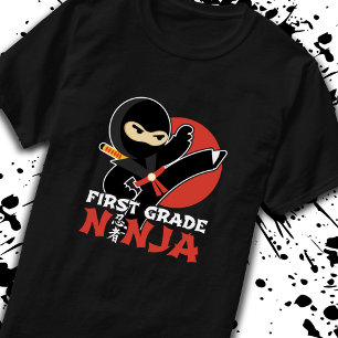Back To School - 1st Grader - First Grade Ninja T-Shirt