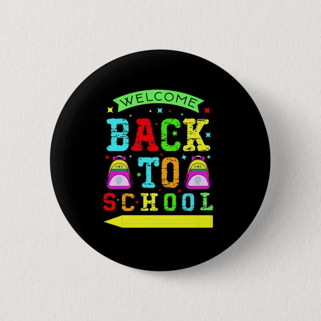 Back To School 2024  6 Cm Round Badge (Front)