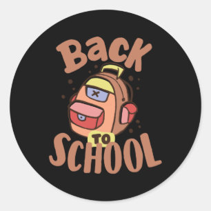 Back To School 25 Classic Round Sticker