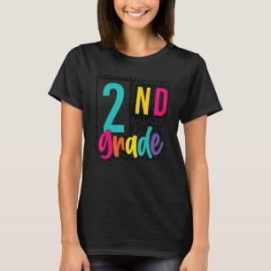 Back To School 2nd Grade Leopard First Day of Scho T-Shirt