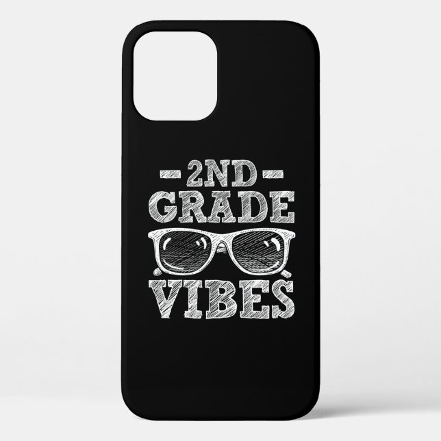 Back To School 2nd Grade Vibes Case-Mate iPhone Case (Back)
