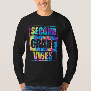 Back To School 2nd Grade Vibes First Day Teacher T-Shirt
