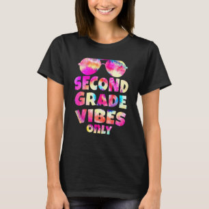 Back To School 2nd Grade Vibes First Day Teacher T-Shirt