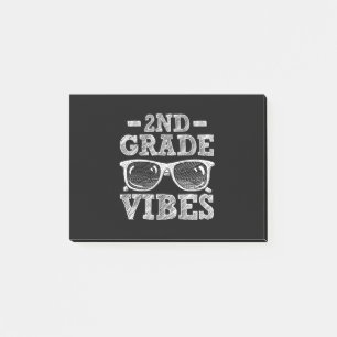 Back To School 2nd Grade Vibes Post-it Notes
