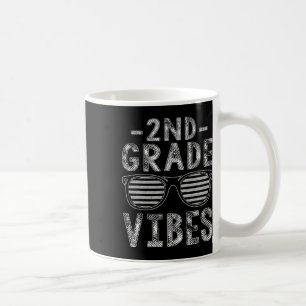 Back To School 2nd Grade Vibes Second Grade Teache Coffee Mug
