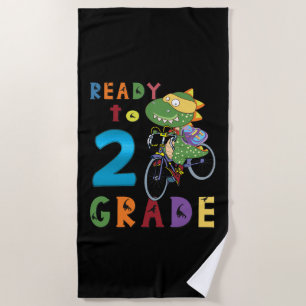 Back To School,2Th Grade Beach Towel