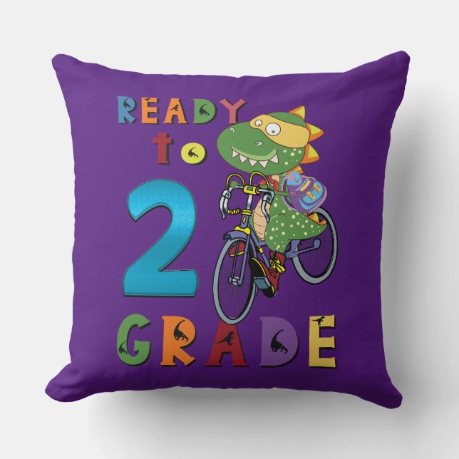 Back To School,2Th Grade Cushion (Front)