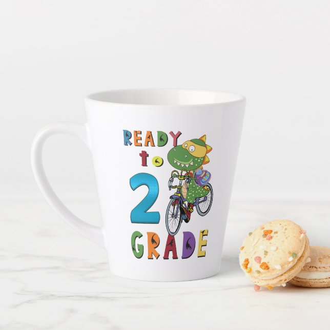 Back To School, 2Th Grade Latte Mug (In Situ)