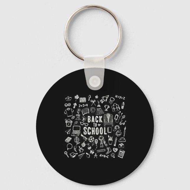Back To School 3  Key Ring (Front)