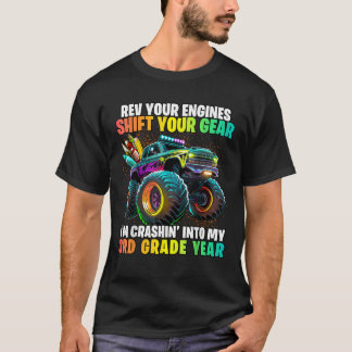 Back to School 3rd grade Monster Truck First Day S T-Shirt