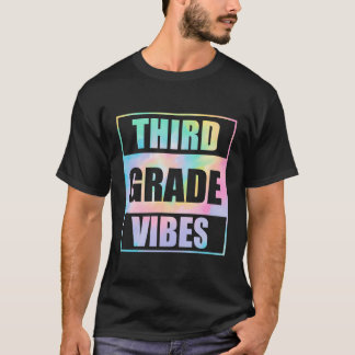 Back To School 3Rd Grade Vibes First Day Of School T-Shirt